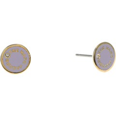Серьги-гвоздики с медальоном Marc Jacobs