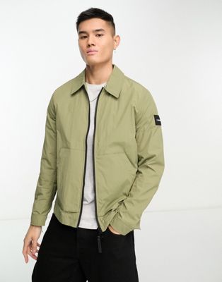 Мужская куртка с логотипом Calvin Klein в зеленом цвете Calvin Klein