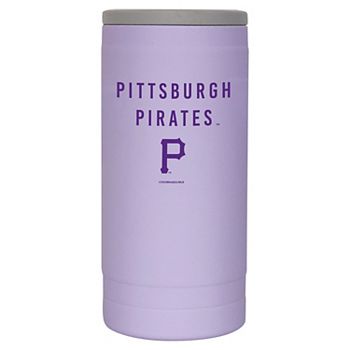 Pittsburgh Pirates 12oz. Lavender Soft Touch Slim Coolie Logo Brand