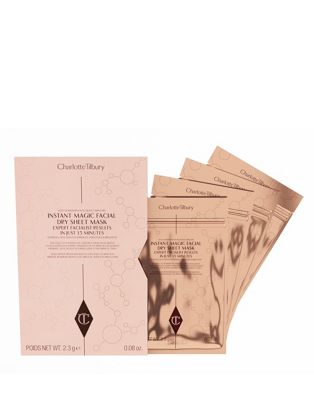 Сухая тканевая маска для лица Charlotte Tilbury Instant Magic, упаковка из 4 шт. CHARLOTTE TILBURY