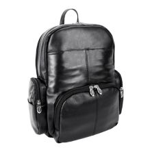 McKlein Cumberland 15-дюймовый кожаный рюкзак для ноутбука с двумя отделениями McKlein