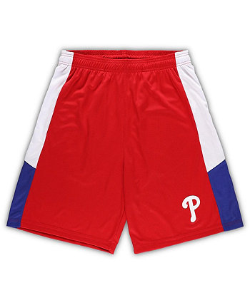 Мужские красные шорты Philadelphia Phillies Big and Tall Team Profile