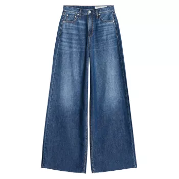 Полулегкие широкие джинсы Sofie Rag & Bone