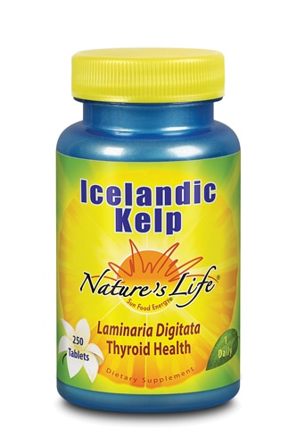 Исландские водоросли — 250 таблеток Nature's Life
