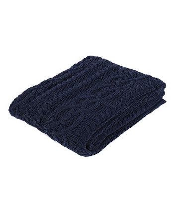 Роскошное вязаное одеяло из синели Happycare Textiles
