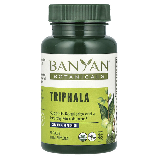Triphala - 90 таблеток - Banyan Botanicals Banyan Botanicals