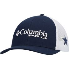 Молодежная сетчатая бейсболка Snapback Columbia Navy Dallas Cowboys PFG Columbia