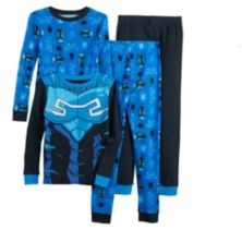 Пижамный комплект Blue Beetle из 4 предметов с верхом и низом для мальчиков 4–10 лет Licensed Character