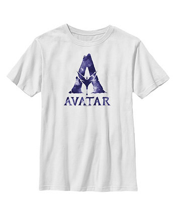 Boy's Avatar Watercolor A Logo  Child T-Shirt 20th Century Fox