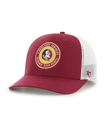 Мужская гранатовая шляпа семинолов штата Флорида представляет гибкую шляпу Trophy '47 Brand