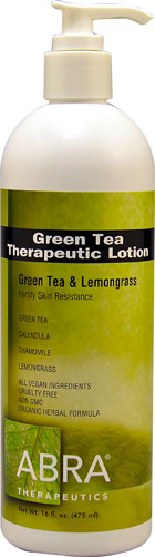 Abra Therapeutics Green Tea Терапевтический лосьон Green Tea &amp; Лемонграсс — 16 жидких унций Abra Therapeutics