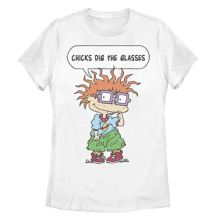 Футболка RugRats для юниоров Chuckie Chicks Dig The Glasses с рисунком Nickelodeon