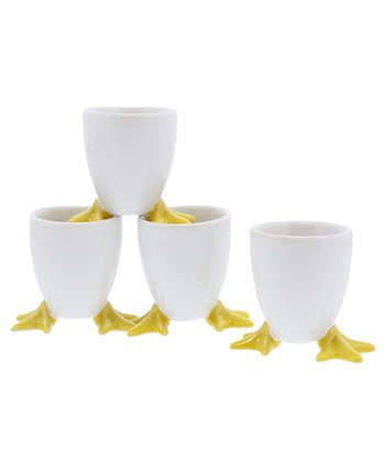 Чашки для яиц с куриными ножками, набор из 4 шт. BIA