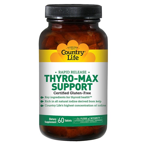 Thyro-Max Support - 60 таблеток - Country Life Country Life