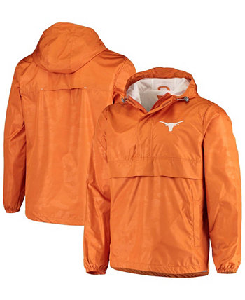 Мужская куртка с капюшоном и высокой ударопрочностью Texas Longhorns с капюшоном до середины молнии Texas Orange G-III Sports by Carl Banks