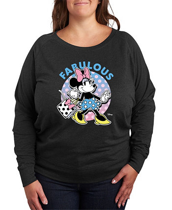 Женская Футболка Hybrid Apparel Plus Size Disney Minnie Mouse Fabulous Graphic Hybrid Apparel