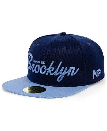 Мужской темно-синий смарт-сет Athletic Club of Brooklyn Black Fives Snapback Adjustable Hat Physical Culture