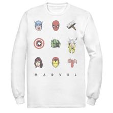 Мужская футболка Marvel Avengers Retro Symbols Avengers
