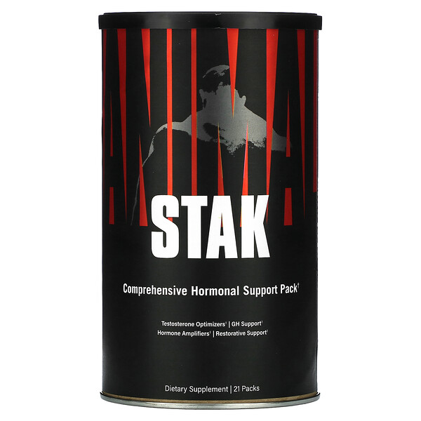 Animal Stak, Полный набор анаболических гормонов, 21 упаковка Animal