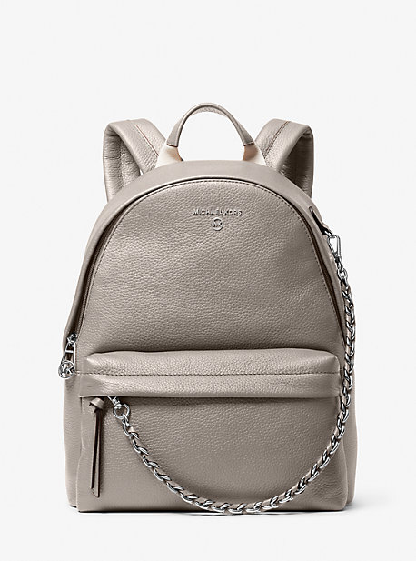 slater medium pebbled leather backpack