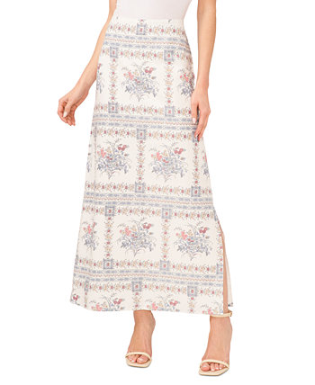 Women's Floral Print A-Line Maxi Skirt CeCe