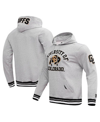 Мужской серый пуловер с капюшоном Colorado Buffaloes Classic с логотипом Pro Standard