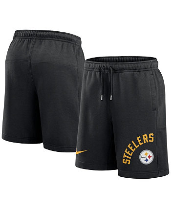 Мужские черные арочные шорты Pittsburgh Steelers Kicker Nike