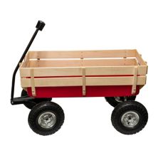 Synergistic Children's Metal and Wood Side Rail Wagon Synergistic
