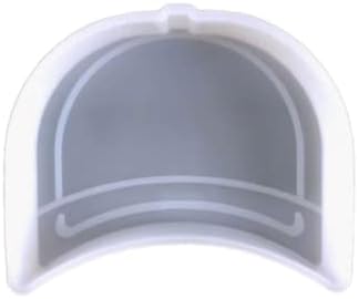 Baseball Hat Silicone Freshie Mold | Size 4.8" Wide x 3.25" Long | Trucker Ball Cap Mold | Small Baseball Cap Design for Freshie, Soap, Resin, Heat Resistant for Oven Scented Aroma Beads Car Candle Lashicorn