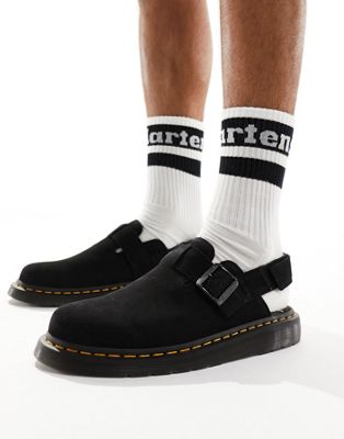 Черные замшевые туфли Dr Martens Jorge II Dr. Martens