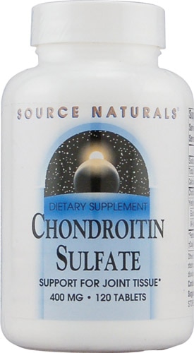 Хондроитин сульфат - 400 мг - 120 таблеток - Source Naturals Source Naturals