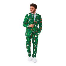Мужской комплект современного рождественского костюма и галстука OppoSuits OppoSuits