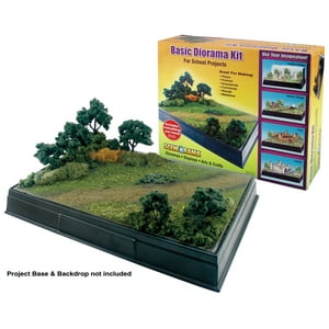 Woodland Scenics Scene-A-Rama Basic Diorama Kit Woodland Scenics