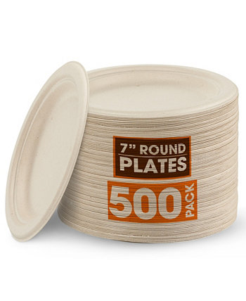 7 Inch Paper Plates, 500 Pack Cheer Collection