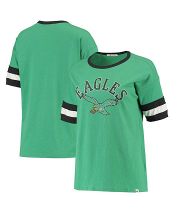 Женская футболка Kelly Green Philadelphia Eagles Dani '47 Brand