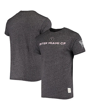 Men's Black Inter Miami CF Mock Twist T-shirt Original Retro Brand