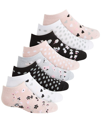 Носки с цветочным принтом для малышей, маленьких и больших девочек, 8 шт. Planet Sox
