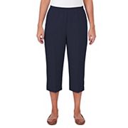 Petite Alfred Dunner Button Hem Capri Pants Alfred Dunner