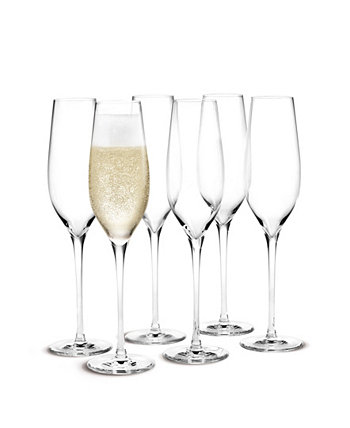 Бокалы для шампанского Cabernet, 9,8 унций, набор из 6 шт. Holmegaard
