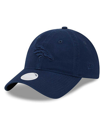 Женская темно-синяя регулируемая шляпа Denver Broncos Color Pack 9TWENTY New Era