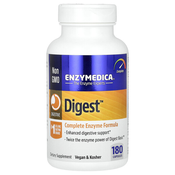 Digest - 180 капсул - Enzymedica Enzymedica