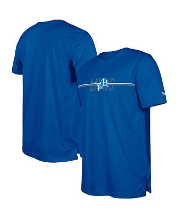 Мужская синяя футболка тренировочного лагеря НФЛ Detroit Lions 2023 New Era