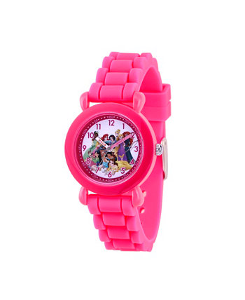 Розовые пластиковые часы Disney Princess Cinderella для девочек, 32 мм Ewatchfactory