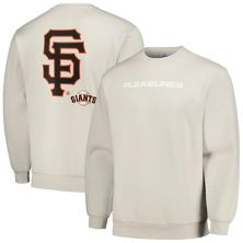 Men's PLEASURES Gray San Francisco Giants Ballpark Pullover Sweatshirt PLEASURES