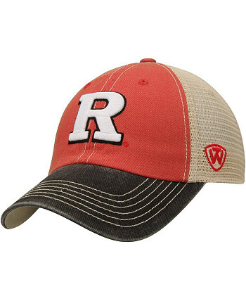Мужская кепка Scarlet, Tan Rutgers Scarlet Knights Offroad Trucker Top of the World