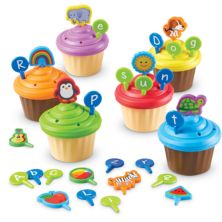 Учебные ресурсы ABC Party Cupcake Toppers Learning Resources