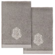 Linum Home Textiles Turkish Cotton May 2-piece Embellished Fingertip Towel Set Linum Home