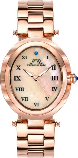 Женские часы-браслет с кристаллами Swarovski South Sea, 30,75 мм Porsamo Bleu