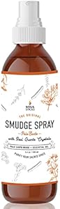 Soul Sticks Smudge Spray for Cleansing Negative Energy and Purifying Home | Made with White Sage and Quartz Crystals | 3.5 oz. Bottle (White Sage & Dragon's Blood) Soul Sticks