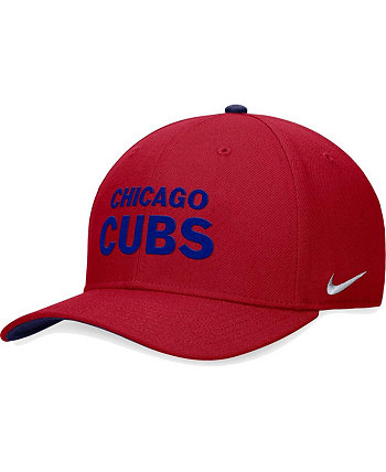 Men's Red Chicago Cubs Classic99 Swoosh Performance Flex Hat Nike